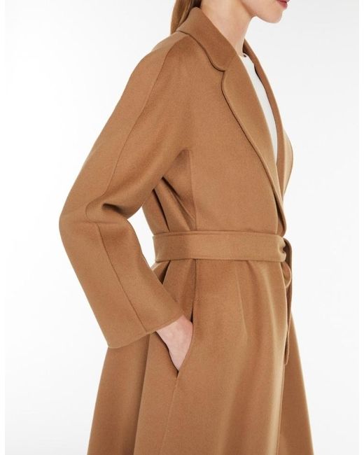 Max Mara Natural 'S Nina Belted Long-Sleeved Coat