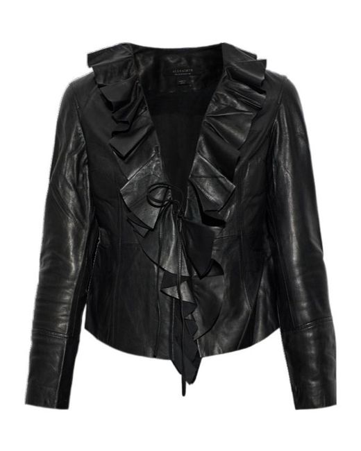 AllSaints Black Long Sleeve Shirt