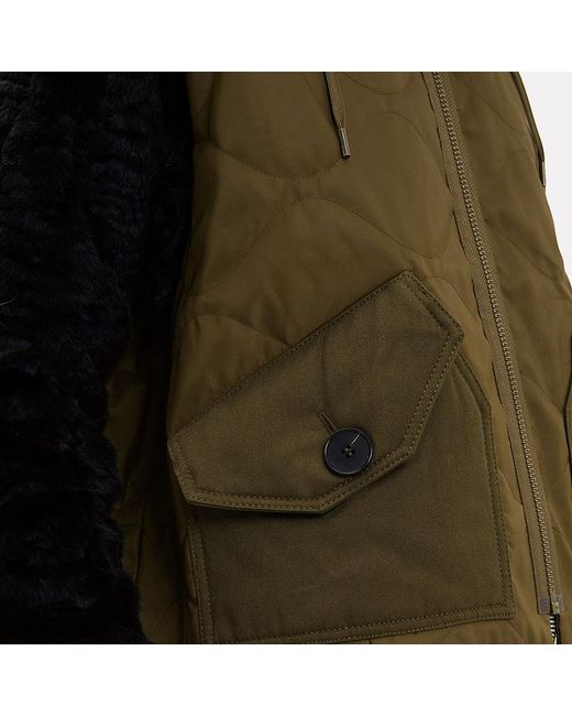 McQ Alexander McQueen Green Hooded Casual Jacket