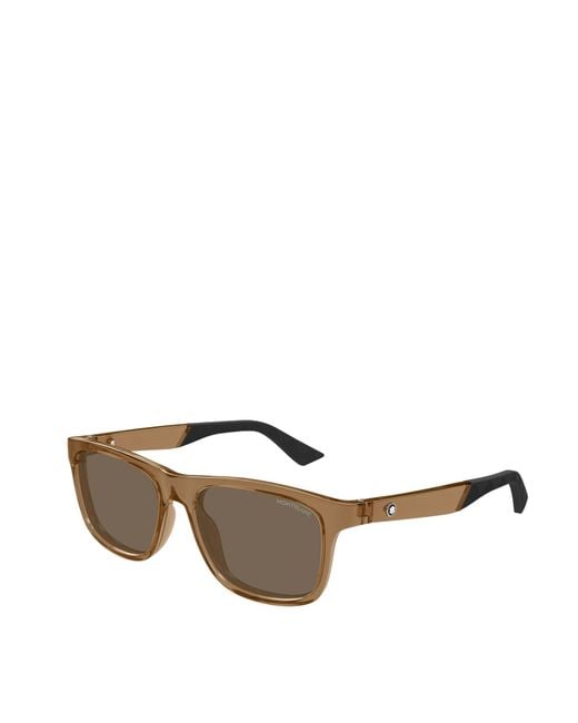 Montblanc Multicolor Eyewear Rectangular Frame Sunglasses for men