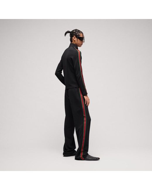 Gucci Black Web Zip Jacket for men