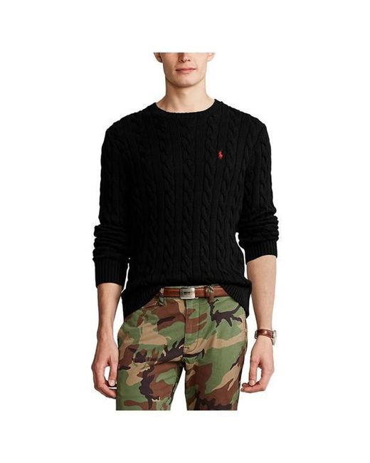 Polo Ralph Lauren Black Long-Sleeved Knitwear for men