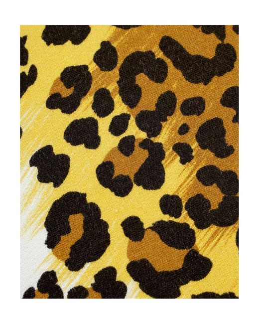 Moschino Multicolor Leopard Pattern Sweatpants