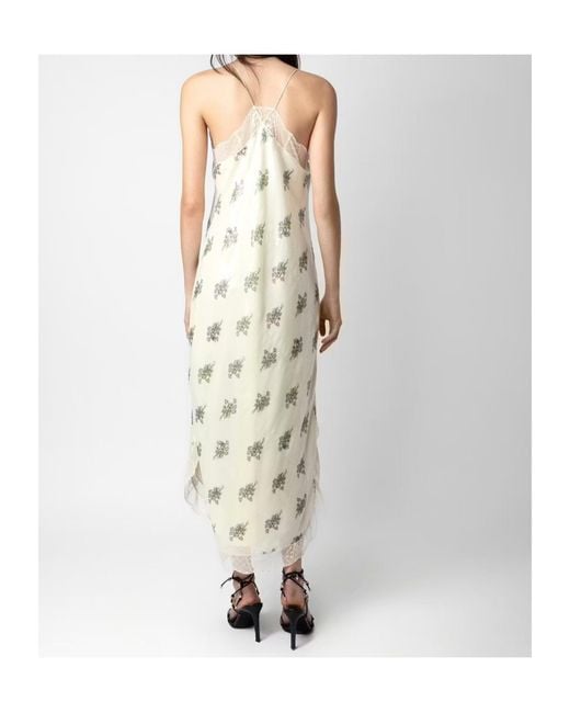 Zadig & Voltaire White Risty Sequinned Maxi Dress