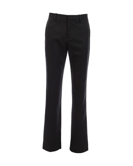 Off-White c/o Virgil Abloh Black Classic Versatile Long Pants for men