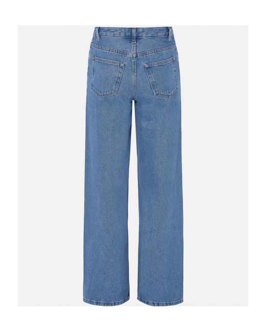 A.P.C. Blue Straight-Leg Jeans