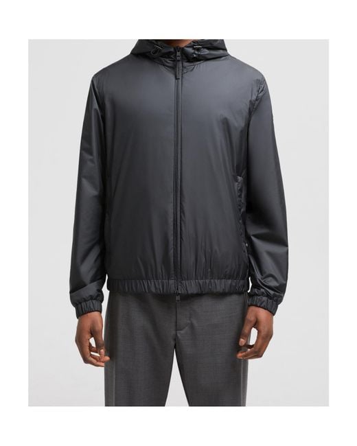 Moncler Black Domene Hooded Jacket for men
