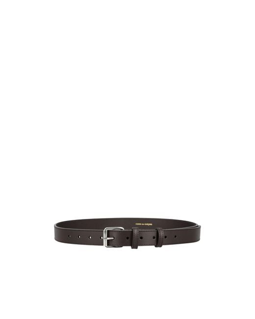 Comme des Garçons White Comme Des Garçons Buckle Fastened Belt for men