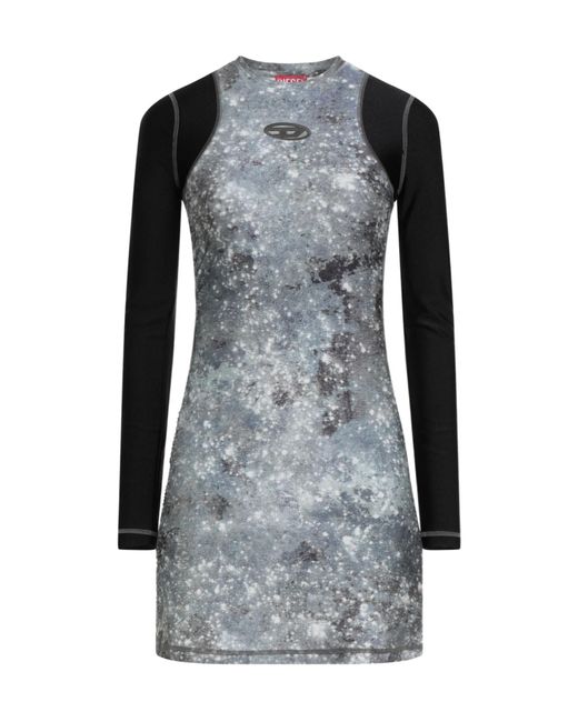 DIESEL Gray Fitted Dress