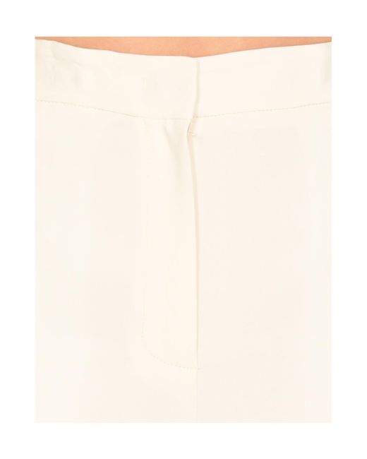 Pinko White Pergamino Special-Occasion Wide-Leg Trousers