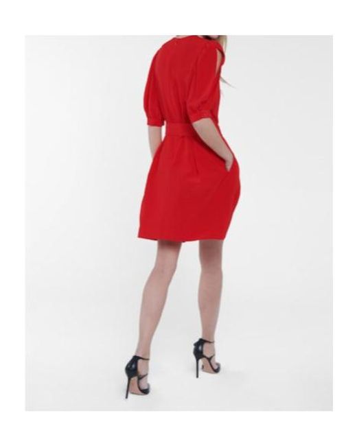 Stella McCartney Red Jordan Silk Minidress