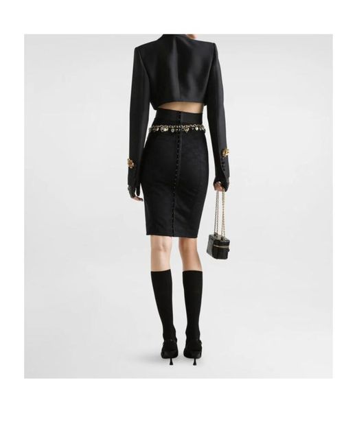 Dolce & Gabbana Black Long-Sleeved Jacket