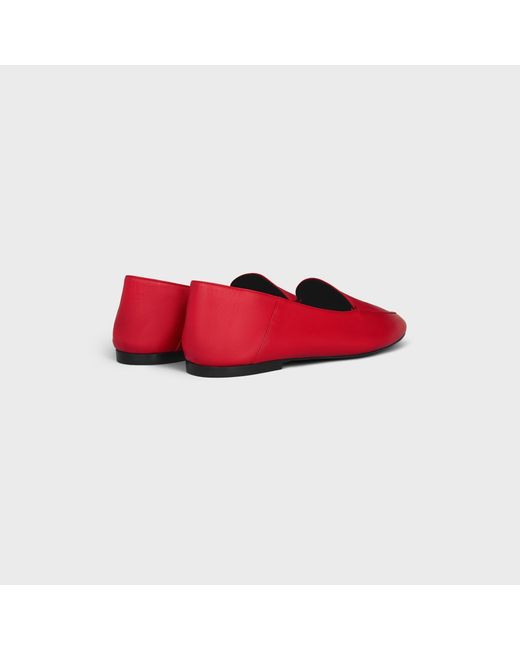 Céline Red Aura Loafer