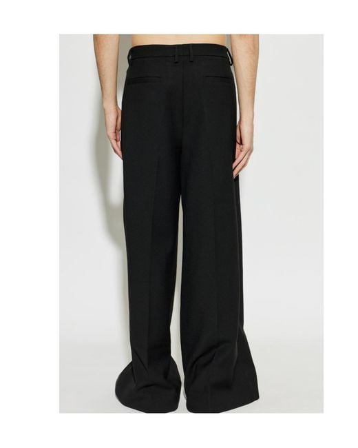 Entire studios Black Wide-Leg Trousers for men