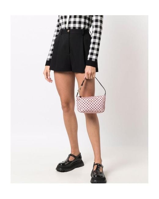 Miu Miu Polka-Dot Print Mini Bag in Pink | Lyst