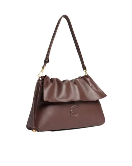 Coccinelle Brown Lidia Medium Shoulder Bag