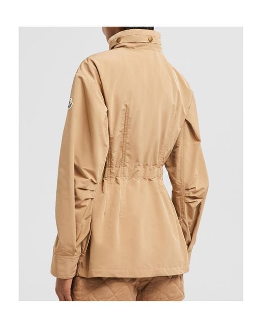 Moncler Brown Nades High-Neck Jacket