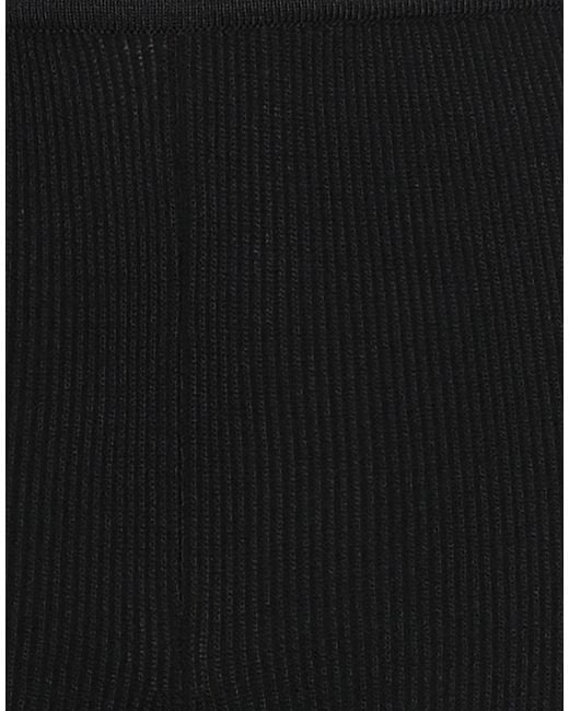 Jacquemus Black Solid-Colored Lightweight Knit Pants