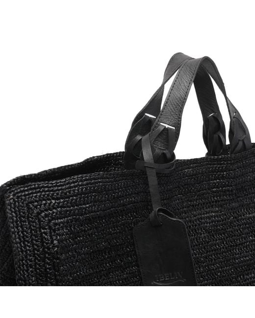 IBELIV Black Quadra Top Handle Bag