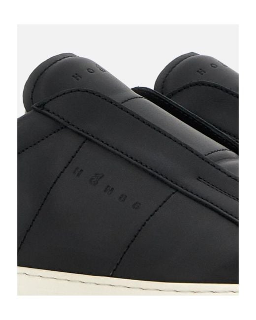 Hogan Black H Tv Slip-On Sneakers for men