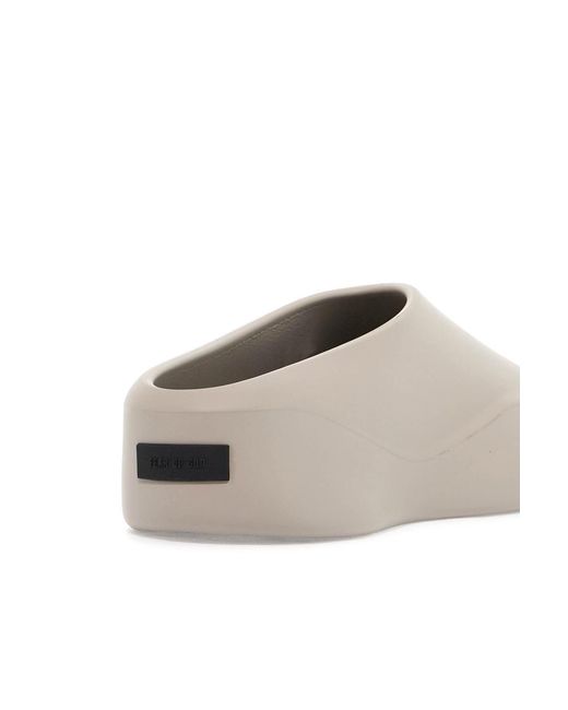 Fear Of God Gray Logo Patch Slip-On Runner Sneakers for men