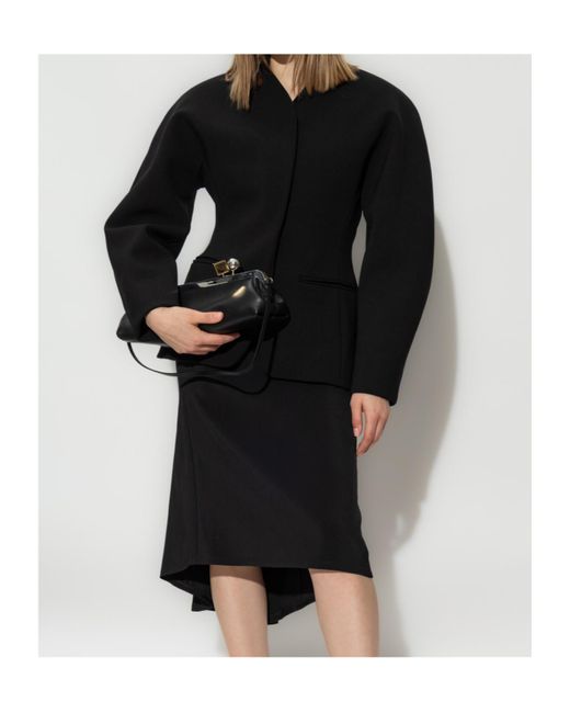 【JACQUEMUS】ジャックムス LA JUPE SABLIER MIDI SKIRT BLACK Jacquemus La Jupe Sablier Skirt in Black | Lyst