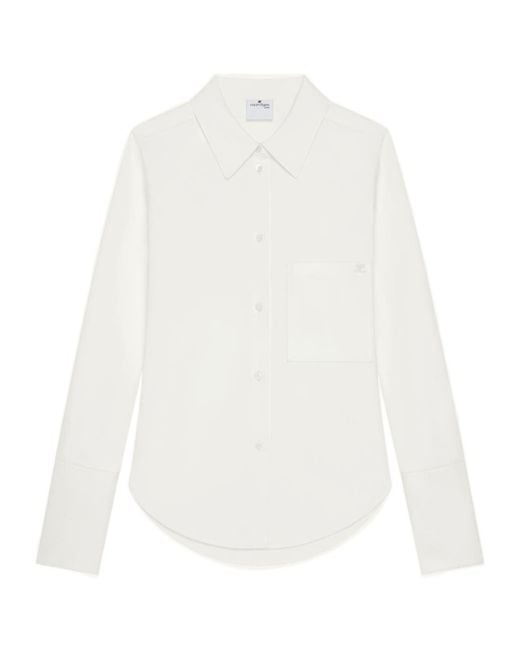 Courreges White Button-Up Shirt