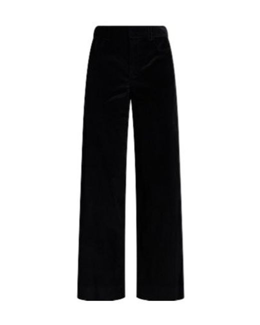 Max Mara Black Wide-Leg Trousers