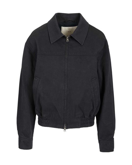 DUNST Blue Elasticated Waistband Zip-Up Jacket for men