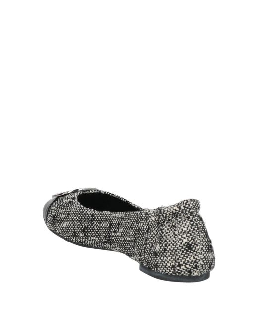Tory Burch Gray Ballet Flats