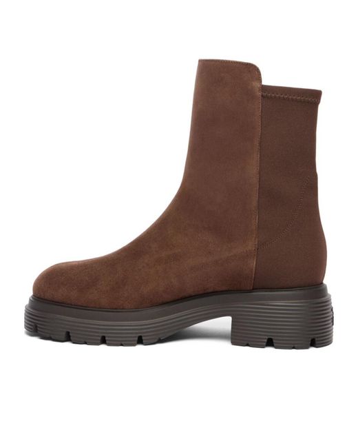 Stuart Weitzman Brown 5050 Hudson Lite Bootie