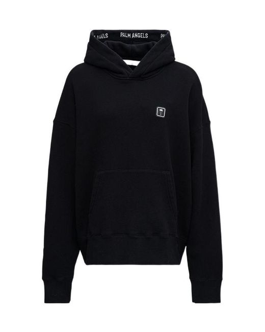 Palm Angels Blue Palm Tree Hoodie
