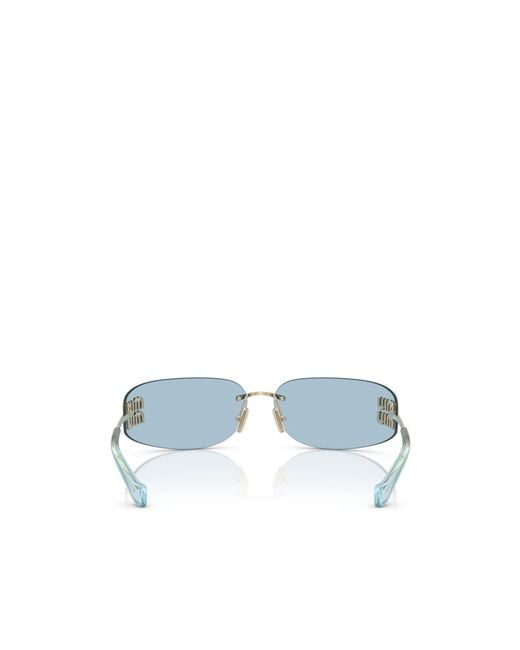 Miu Miu Blue Eyewear Aube Sunglasses