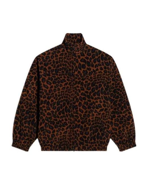 Balenciaga Brown Leopard Print Lightweight Jacket