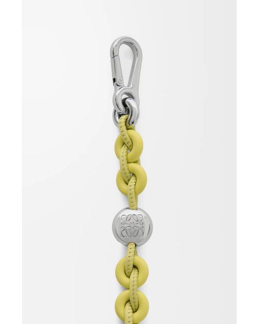 Loewe Metallic Bandoulière Chaîne Donut En Cuir De Veau