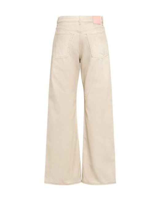 Acne Natural Loose Midrise Jeans