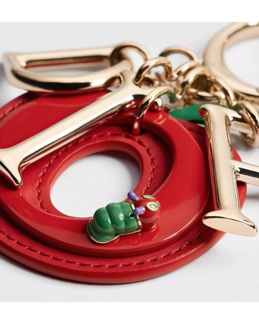 Dior Red Jardin D'Atelier Bag Charm