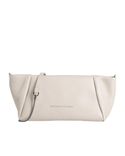 Brunello Cucinelli Natural Largesize Crossbody Bag