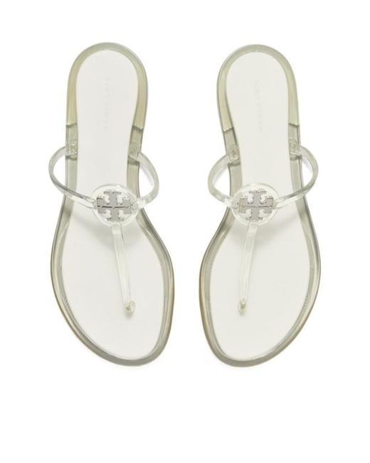 Tory Burch Metallic Mini Miller Jelly Sandals