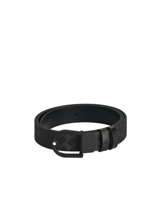 Montblanc Black Buckle Belt for men