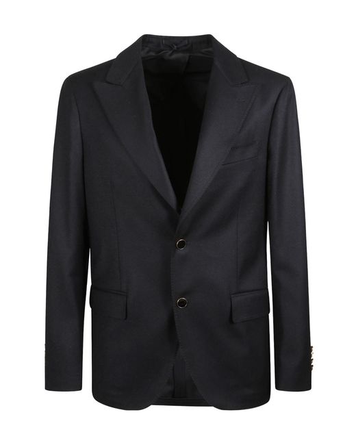 Lardini Black Single-Breasted Jacket for men