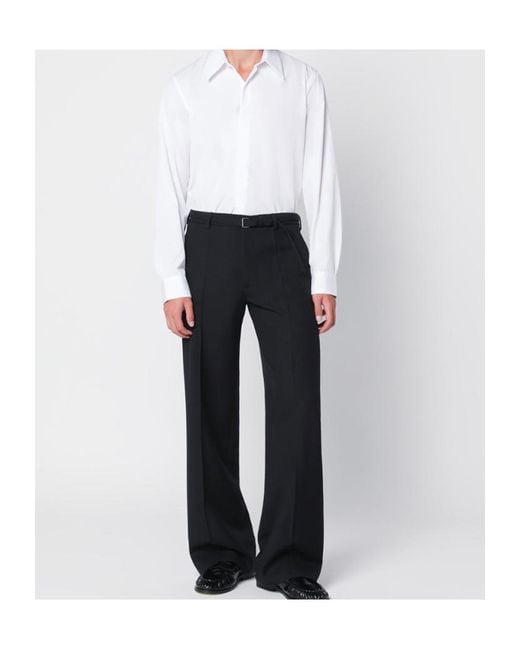 Dries Van Noten White Long Sleeved Shirt for men