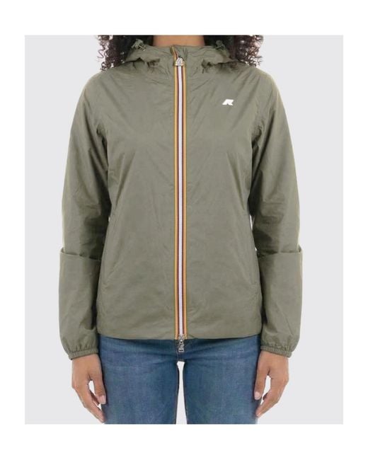 K-Way Green Marguerite Stretch Jacket
