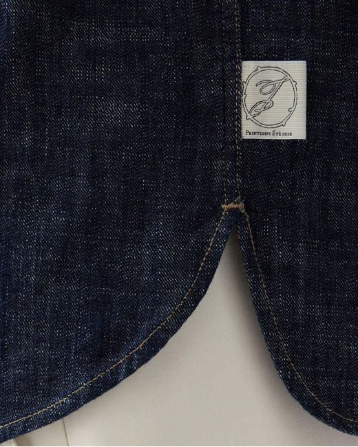 Jacquemus Blue Simon Denim Shirt for men