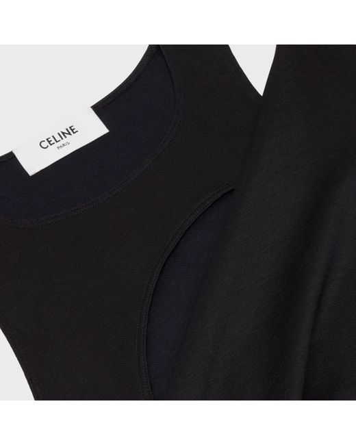 Céline Black Lolita Asymmetric Dress