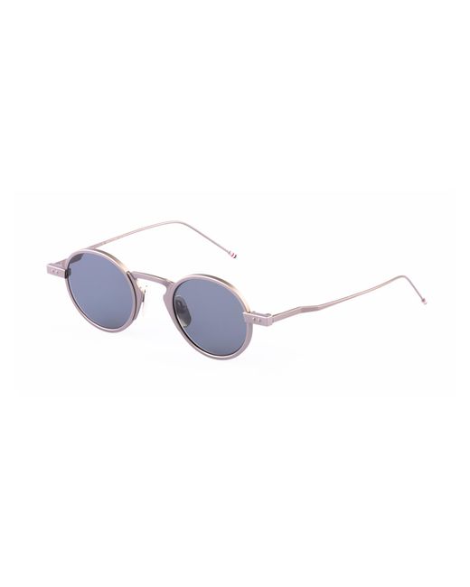 Thom Browne White Eyewear Round Frame Sunglasses for men