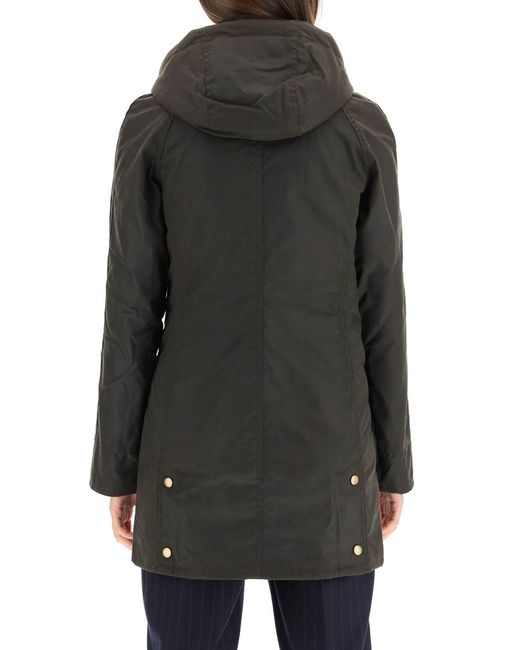 Barbour Black Bower Wax Jacket