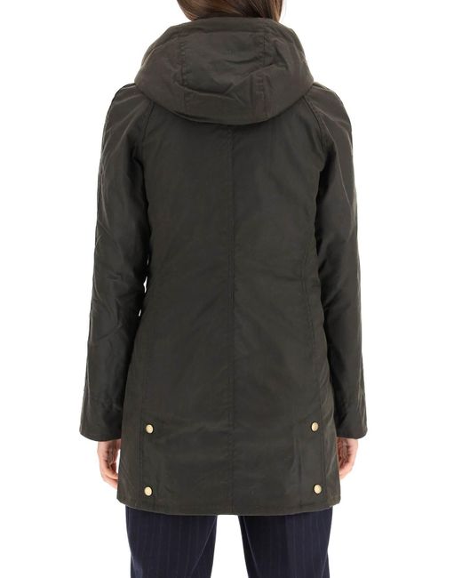 Barbour Black Bower Wax Jacket