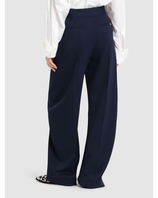 The Attico Blue Pocket Casual Pants