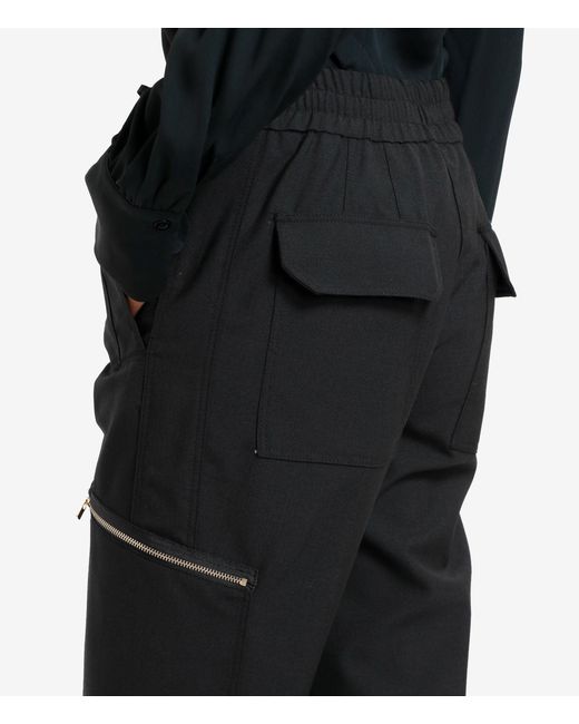 Semicouture Black Drawstring Sweatpants
